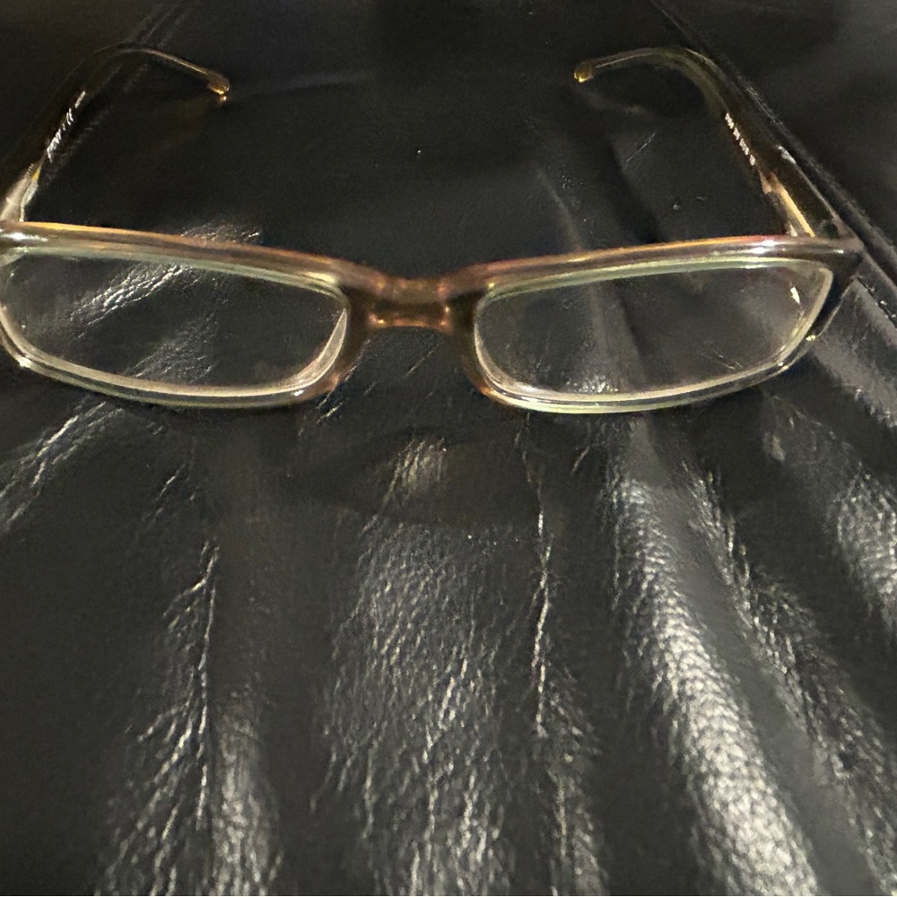 Dkny Transparent Rectangular Glasses Frame Only - image 3